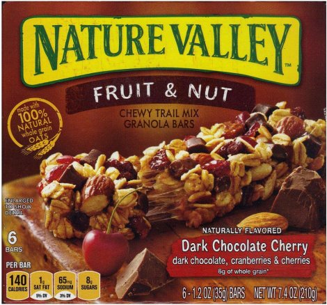 (image for) NATURE VALLEY FRUIT & NUT DARK CHOCOLATE CHERRY GRANOLA BAR